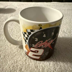 Hunter Rusty Wallace NASCAR Racing Mug One Size White Black